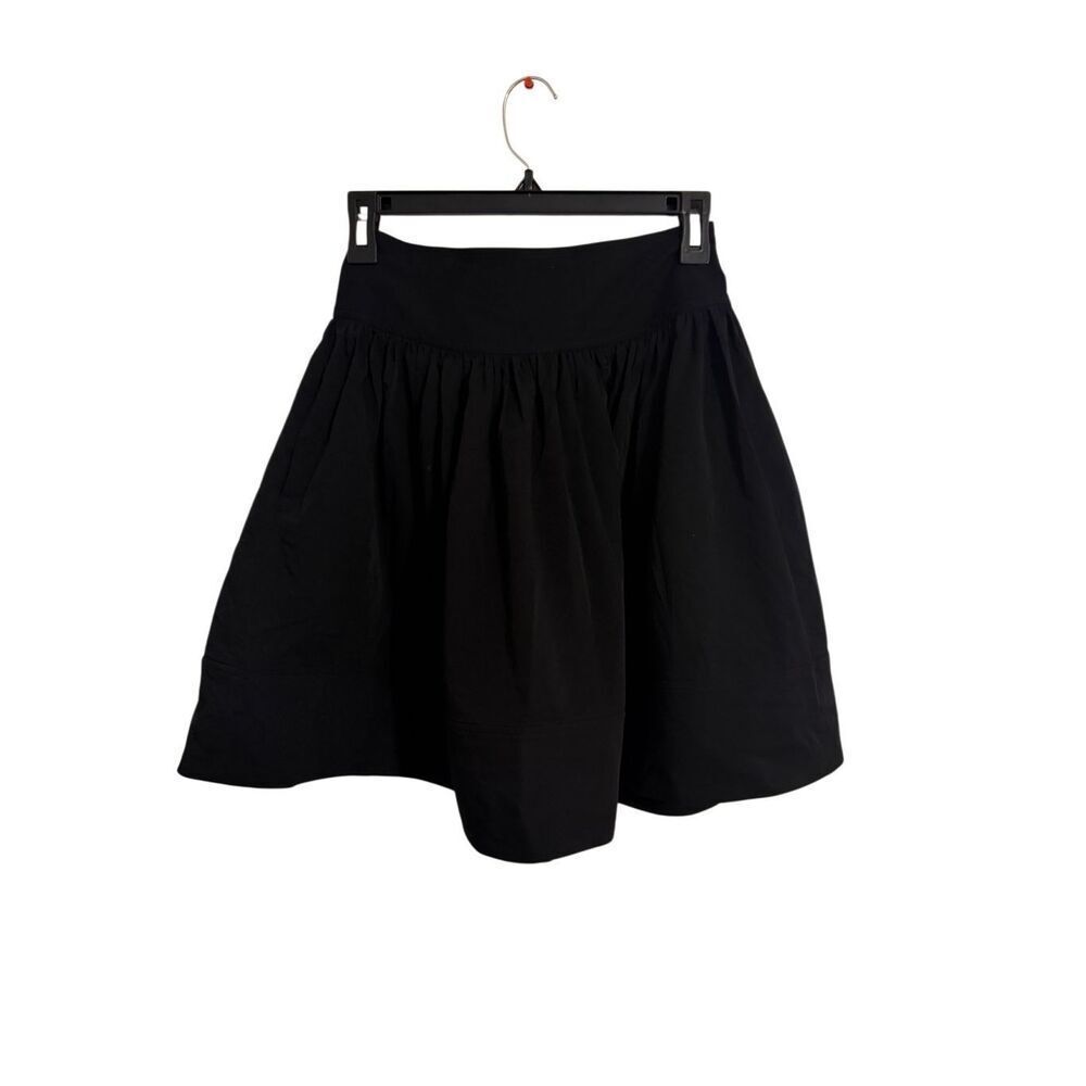 Diane von Furstenburg Lined Black Mini Skirt with Hidden Pockets Size 0